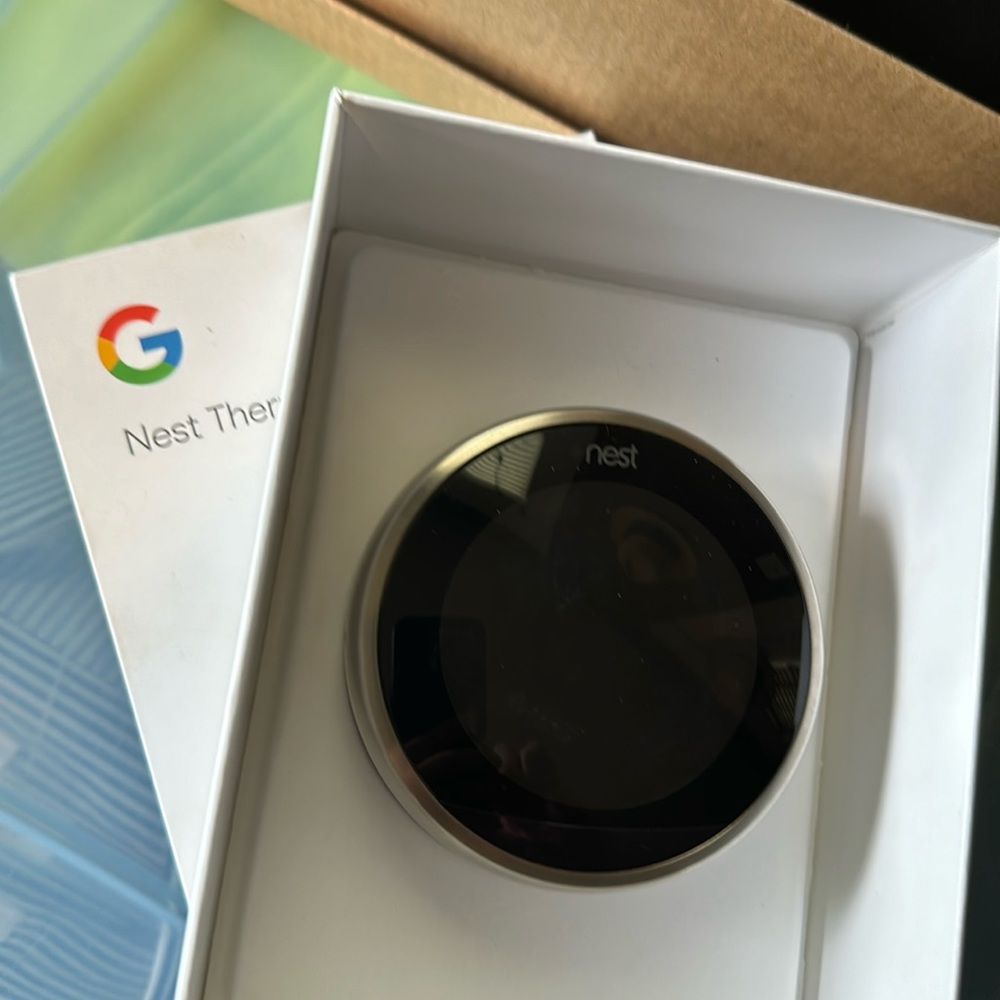 Google Nest 3rd Gen. Thermostat (Stainless Steel)